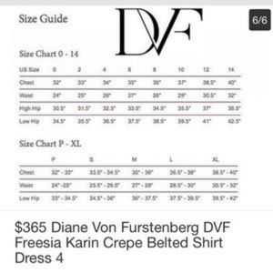 diane von furstenberg size guide